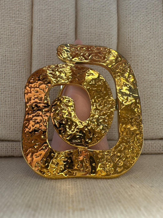 Anillo laberinto gold